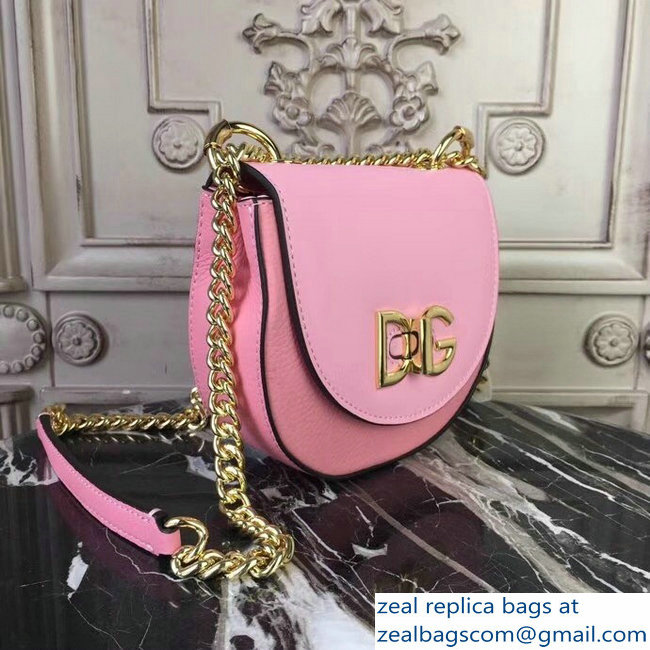 Dolce  &  Gabbana DG Wifi Saddle Shoulder Bag Pink 2018